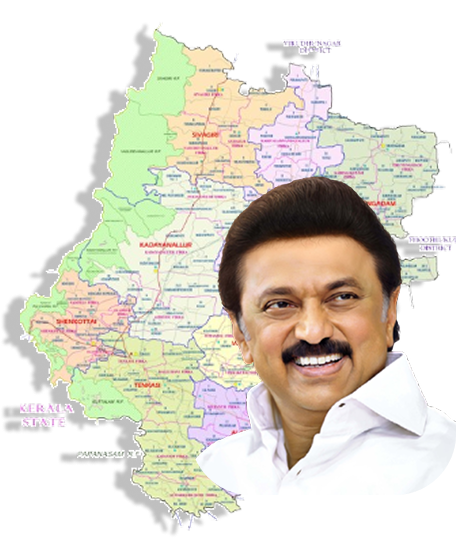 Tenkasi District Map